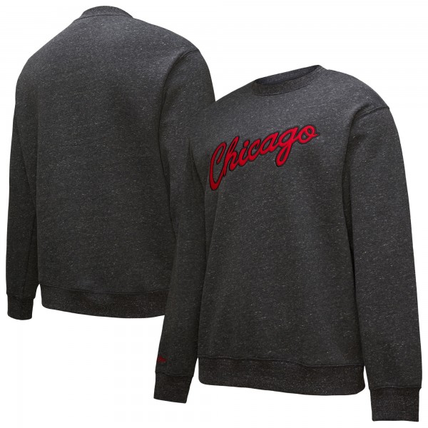 Кофта Chicago Bulls Black Hardwood Classics Blackout Collection Snow Washed