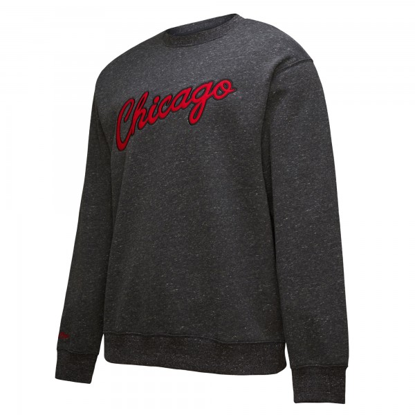 Кофта Chicago Bulls Black Hardwood Classics Blackout Collection Snow Washed