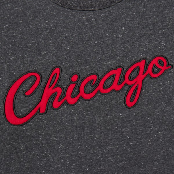 Кофта Chicago Bulls Black Hardwood Classics Blackout Collection Snow Washed