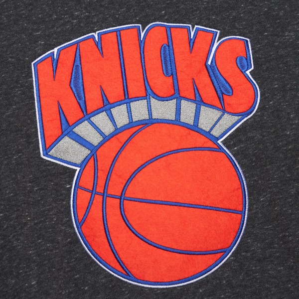 Кофта New York Knicks Hardwood Classics Blackout Collection Snow Washed - Black