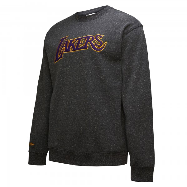 Кофта Los Angeles Lakers Mitchell & Ness Black Out Collection Snow Washed Vintage Logo - Black