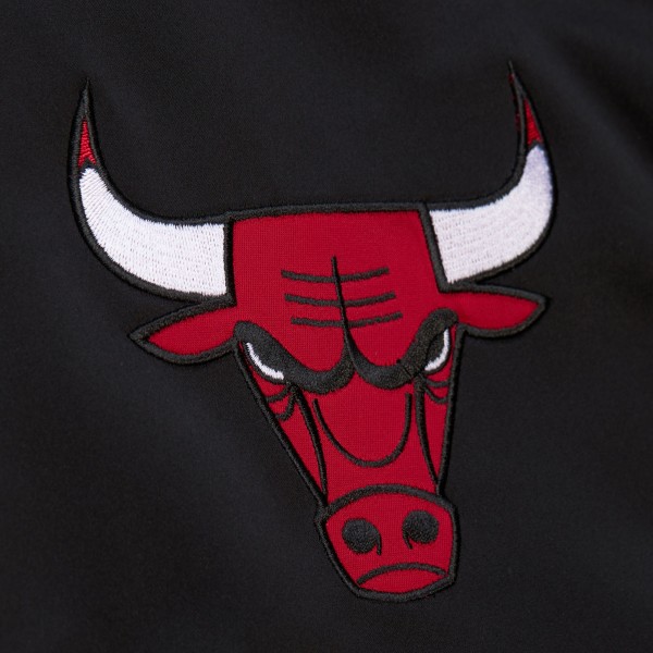 Куртка Chicago Bulls Black Hardwood Classics Blackout Collection Satin