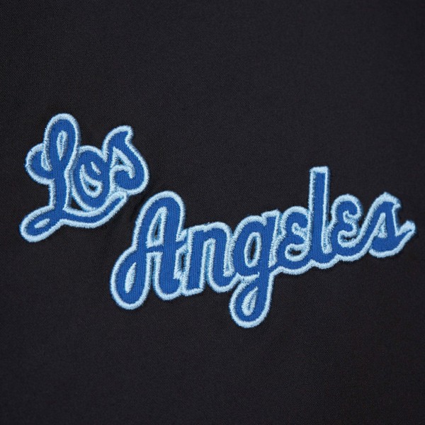 Бомбер Los Angeles Lakers Mitchell & Ness Blackout Collection Vintage Satin - Black