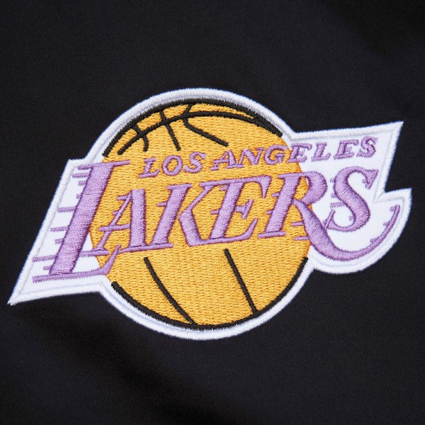 Бомбер Los Angeles Lakers Mitchell & Ness Blackout Collection Vintage Satin - Black