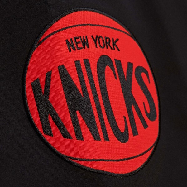 Кофта на молнии New York Knicks Hardwood Classics Blackout Collection Satin - Black