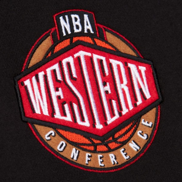 Golden State Warriors Mitchell & Ness Black Hardwood Classics Blackout Collection Pullover Hoodie