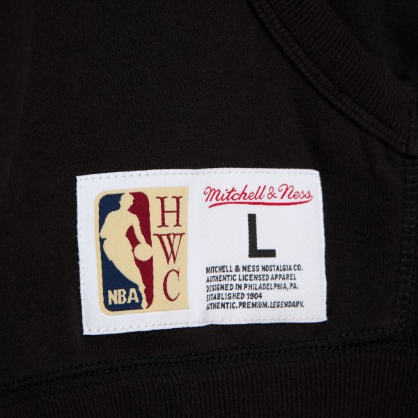 Толстовка Boston Celtics Mitchell & Ness Hardwood Classics Blackout Collection - Black