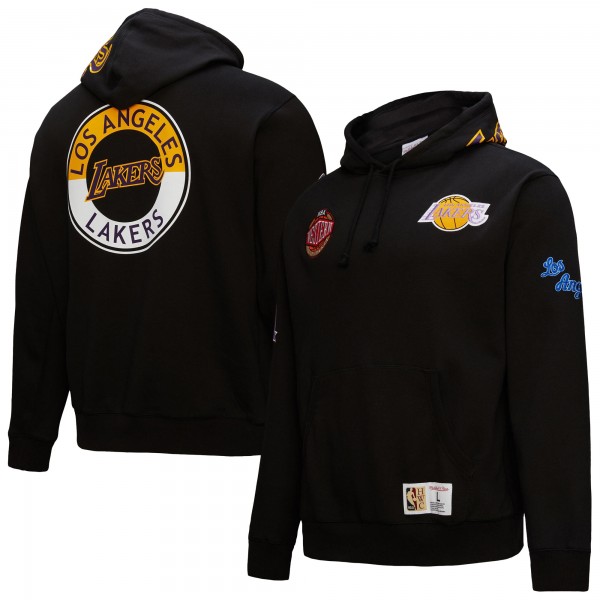 Толстовка Los Angeles Lakers Mitchell & Ness Hardwood Classics Blackout Collection - Black