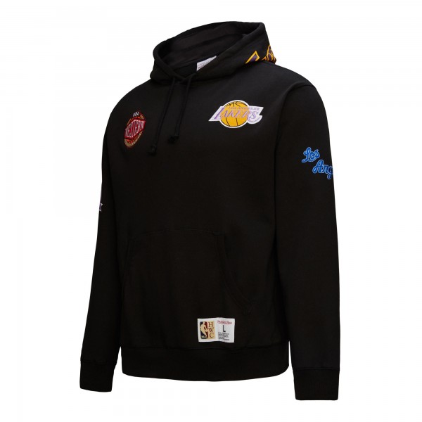 Толстовка Los Angeles Lakers Mitchell & Ness Hardwood Classics Blackout Collection - Black