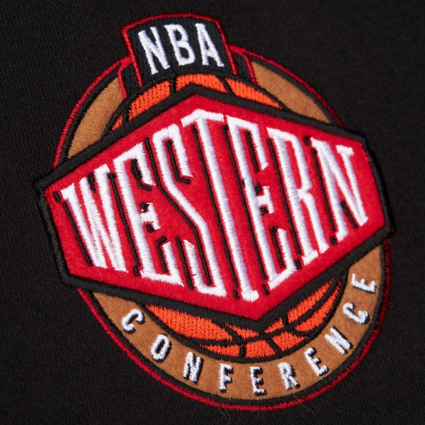 Толстовка Los Angeles Lakers Mitchell & Ness Hardwood Classics Blackout Collection - Black
