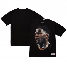 Футболка Unisex NBA Anthony Edwards Mitchell & Ness Black Real Big Face Player