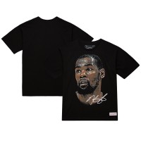 Футболка Unisex NBA Kevin Durant Mitchell & Ness Black Real Big Face Player