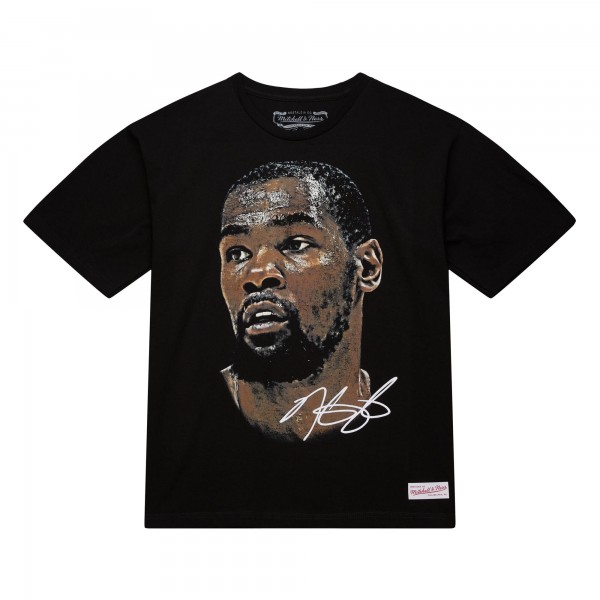 Футболка Unisex NBA Kevin Durant Mitchell & Ness Black Real Big Face Player