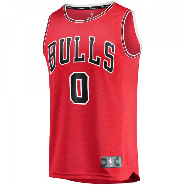 Игровая джерси Youth Chicago Bulls Coby White Red Fast Break Replica Player - Icon Edition