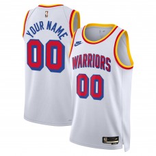 Именная джерси Unisex Adult Golden State Warriors Nike White Swingman - Classic Edition
