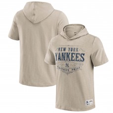 New York Yankees Darius Rucker Collection by Fanatics Tan Hooded T-Shirt