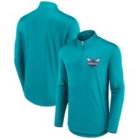 Кофта на короткой молнии Charlotte Hornets Aqua Lightweight