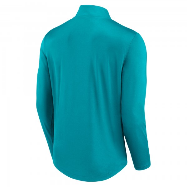 Кофта на короткой молнии Charlotte Hornets Aqua Lightweight