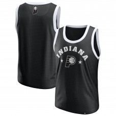 Indiana Pacers Fanatics Black Mesh Tank Top