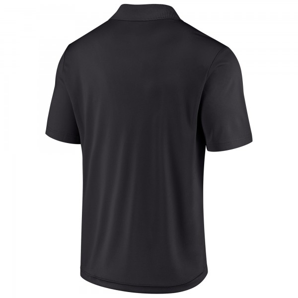 Toronto Raptors Fanatics Black Lockup Polo