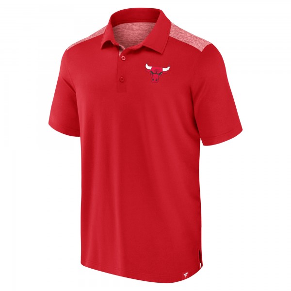 Поло Chicago Bulls Red Iconic Brushed Blocked