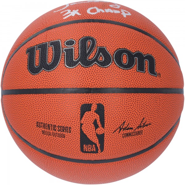 James Worthy Los Angeles Lakers Autographed Fanatics Authentic Wilson Authentic Series Indoor/Outdoor Basketball with 3x Champ Inscription