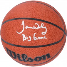 James Worthy Los Angeles Lakers Autographed Fanatics Authentic Wilson Authentic Series Indoor/Outdoor Basketball with Big Game Inscription