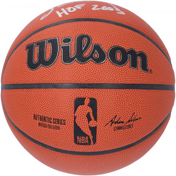 James Worthy Los Angeles Lakers Autographed Fanatics Authentic Wilson Authentic Series Indoor/Outdoor Basketball with HOF 2003 Inscription