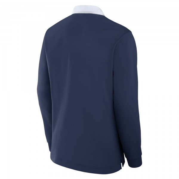 New York Yankees Nike Navy Rugby Long Sleeve Top