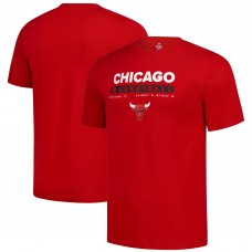 Chicago Bulls Red Location Just Net T-Shirt