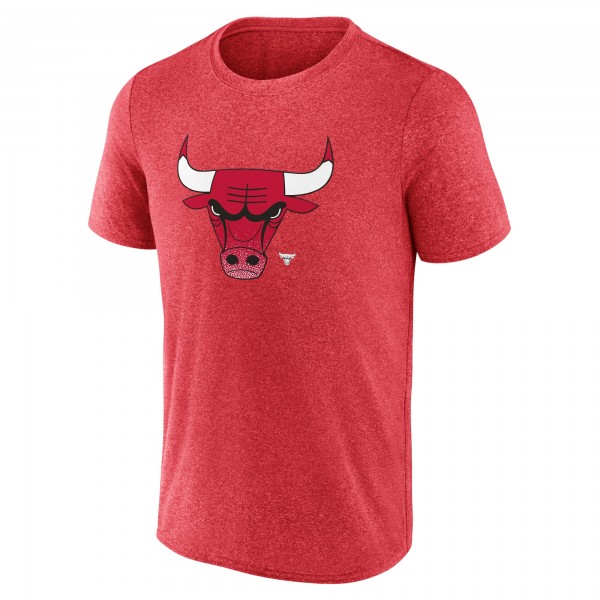 Футболка Chicago Bulls Heather Red Iconic Overtime