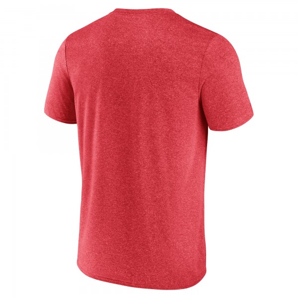 Футболка Chicago Bulls Heather Red Iconic Overtime