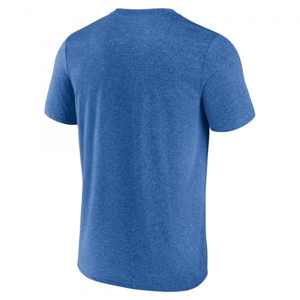 Golden State Warriors Fanatics Heather Royal Iconic Overtime T-Shirt