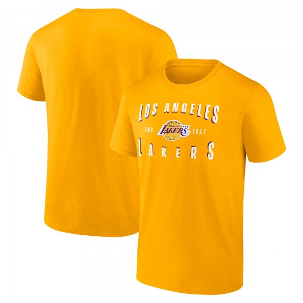 Футболка Los Angeles Lakers Fanatics Gold Competition