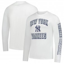 New York Yankees Fanatics White Long Sleeve T-Shirt