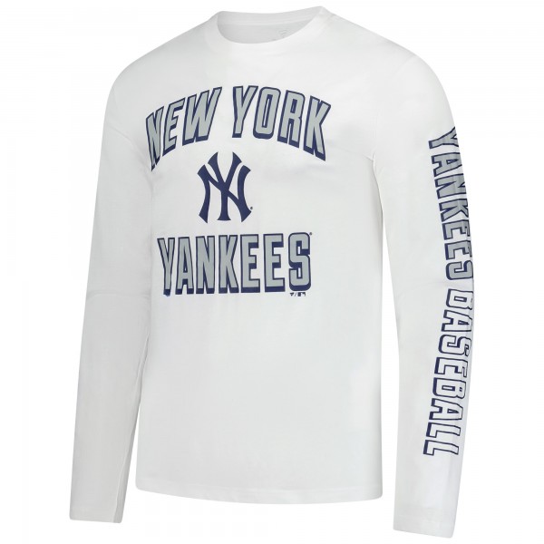 New York Yankees Fanatics White Long Sleeve T-Shirt