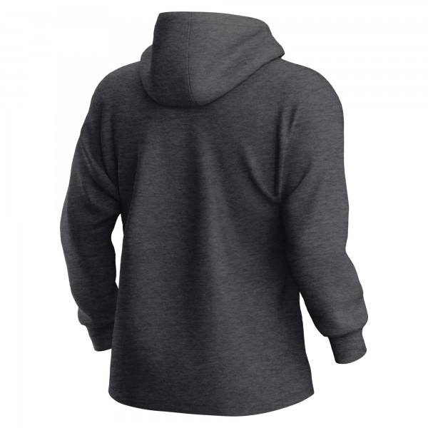 Толстовка New York Yankees Fanatics Heather Charcoal Fleece