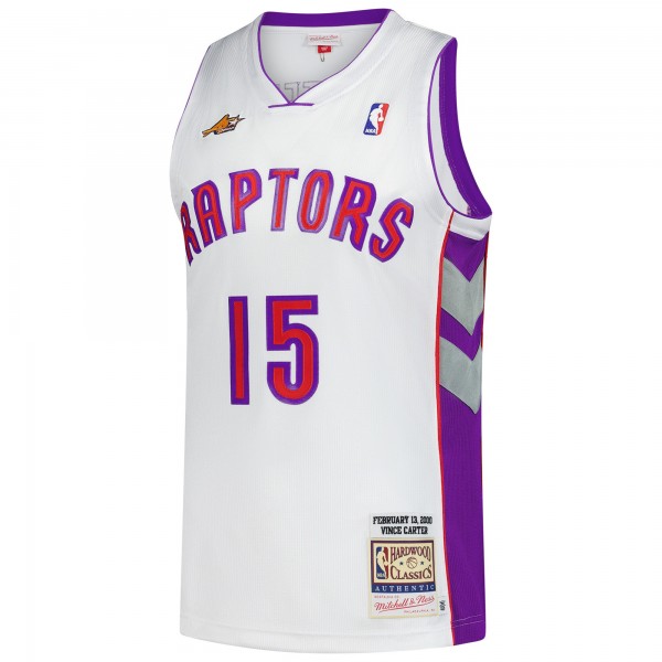 Джерси Toronto Raptors Vince Carter Mitchell & Ness White 2000 NBA All-Star Game Authentic