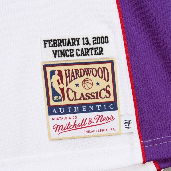 Джерси Toronto Raptors Vince Carter Mitchell & Ness White 2000 NBA All-Star Game Authentic