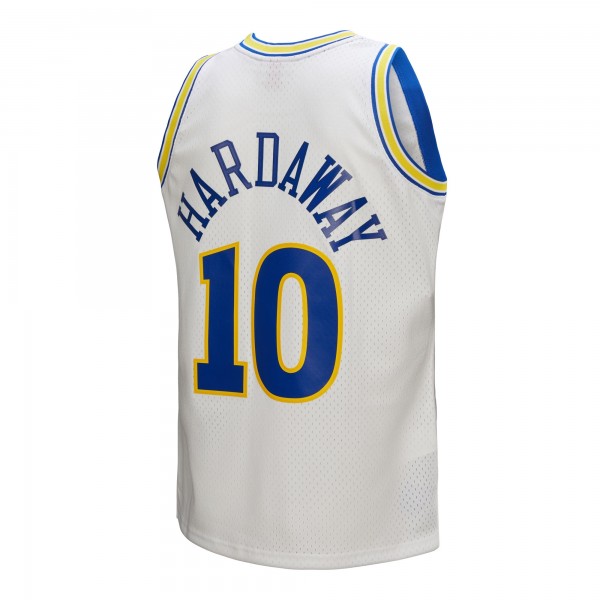 Джерси Golden State Warriors Tim Hardaway Mitchell & Ness White Hardwood Classics 1990/91 Swingman