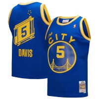 Джерси Golden State Warriors Baron Davis Mitchell & Ness Royal Hardwood Classics 2004/05 Swingman