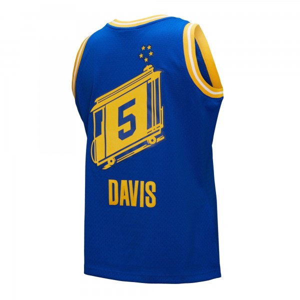 Джерси Golden State Warriors Baron Davis Mitchell & Ness Royal Hardwood Classics 2004/05 Swingman