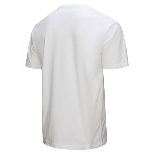 Футболка Los Angeles Lakers Magic Johnson Mitchell & Ness White Hardwood Classics Chalked Up
