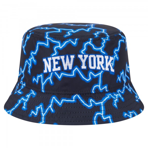 Панама New York Knicks New Era Black/Light Blue Summer Sun and Storm Reversible