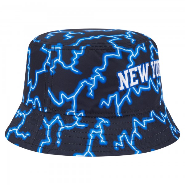 Панама New York Knicks New Era Black/Light Blue Summer Sun and Storm Reversible