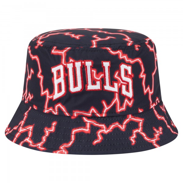 Панама Chicago Bulls New Era Black/Light Blue Summer Sun and Storm Reversible