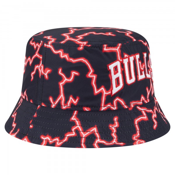 Панама Chicago Bulls New Era Black/Light Blue Summer Sun and Storm Reversible