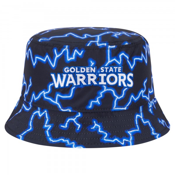 Панама Golden State Warriors New Era Black/Light Blue Summer Sun and Storm Reversible