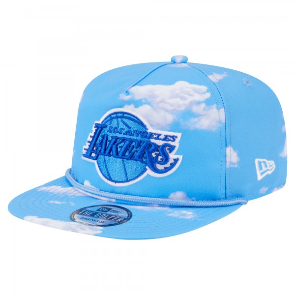 Бейсболка Los Angeles Lakers New Era Light Blue Head in the Clouds Golfer Rope