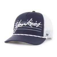 Бейсболка New York Yankees 47 Navy Brrr Downburst Mesh Hitch